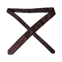 Bordeaux Patterned Silk Adjustable Men Tie