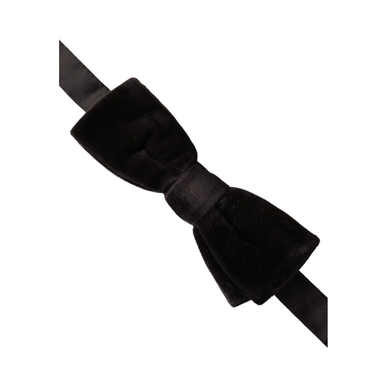 Black Velvet Cotton Adjustable Neck Men Bow Tie