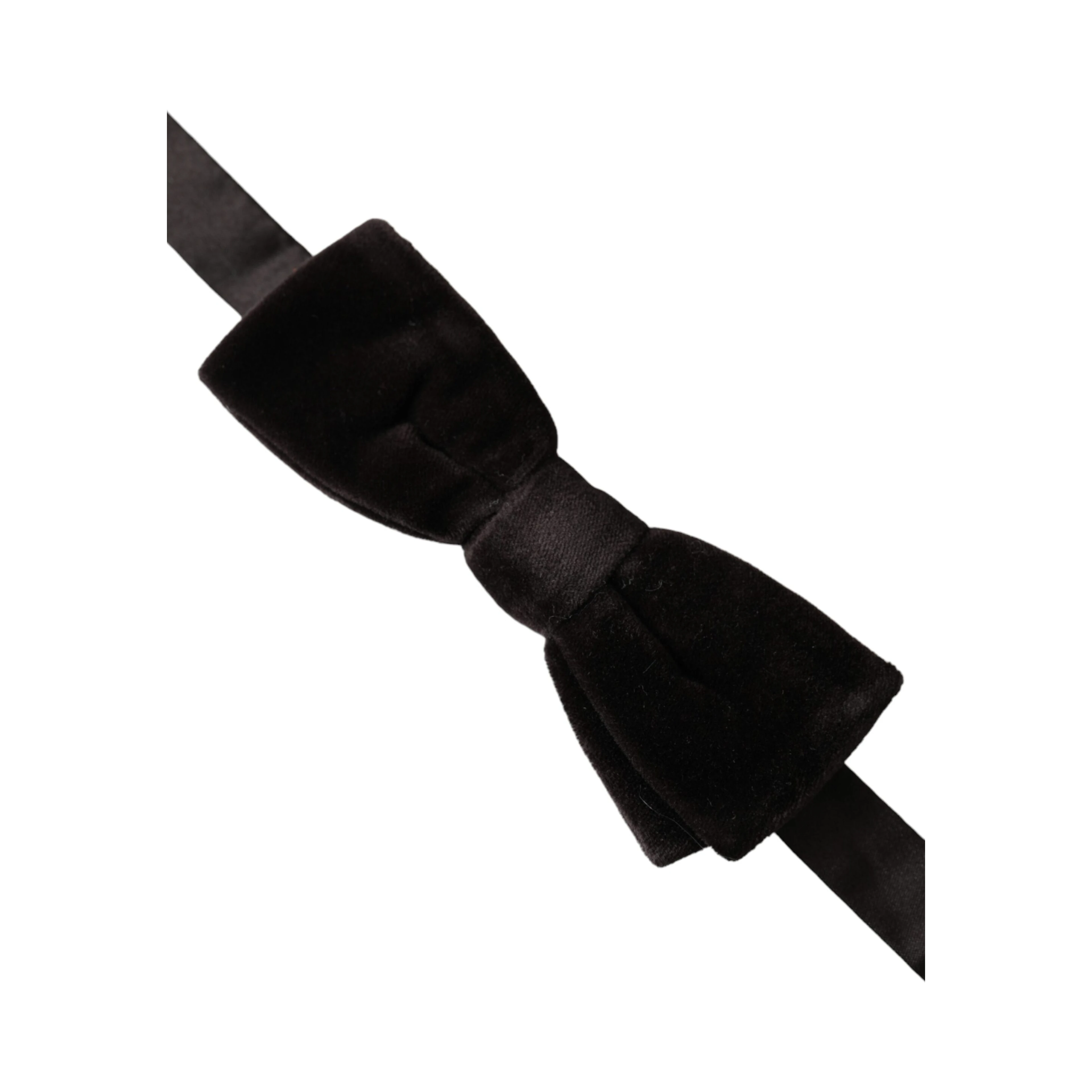 Black Velvet Cotton Adjustable Neck Men Bow Tie