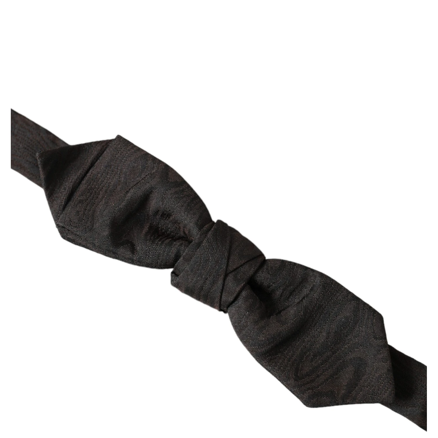 Black Silk Adjustable Neck Men Bow Tie
