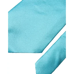 Light Blue Satin Silk Wide Adjustable Men Tie