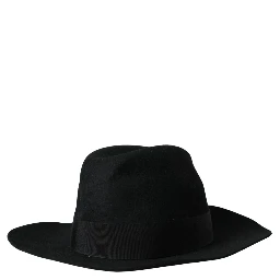 Black Rabbit Fedora Trilby Women Hat