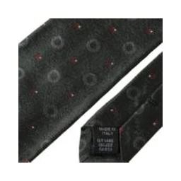 Dark Gray 100% Silk Fantasy Adjustable Men Tie
