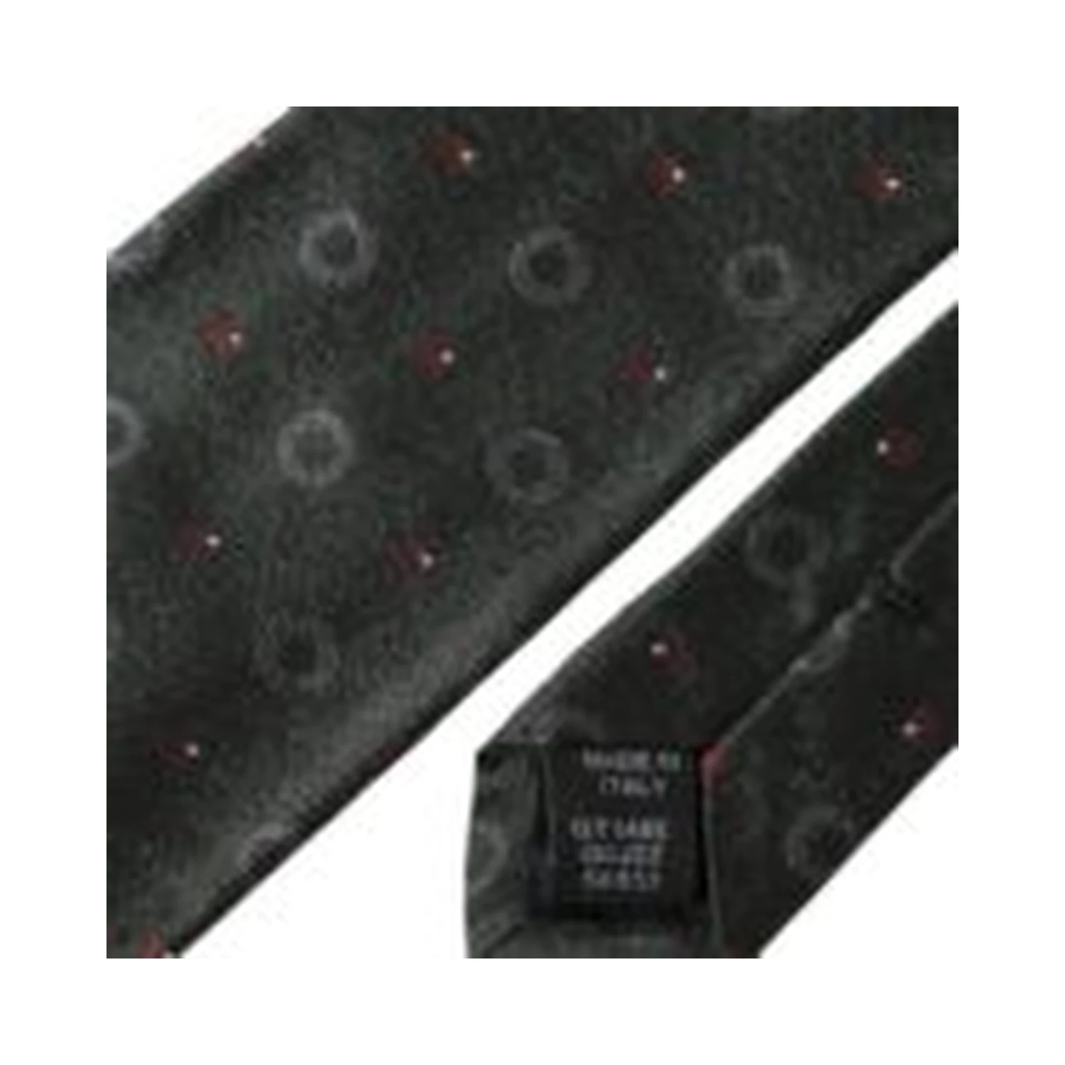 Dark Gray 100% Silk Fantasy Adjustable Men Tie