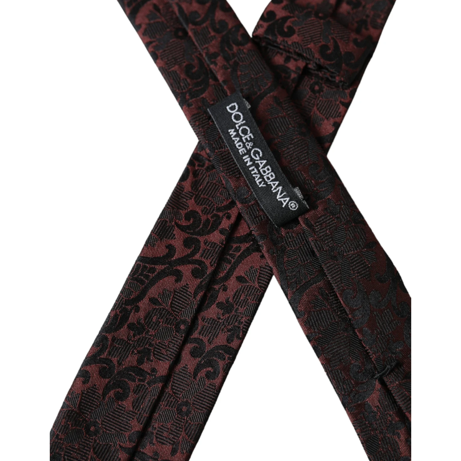 Maroon Floral Fantasy Silk Adjustable Men Tie