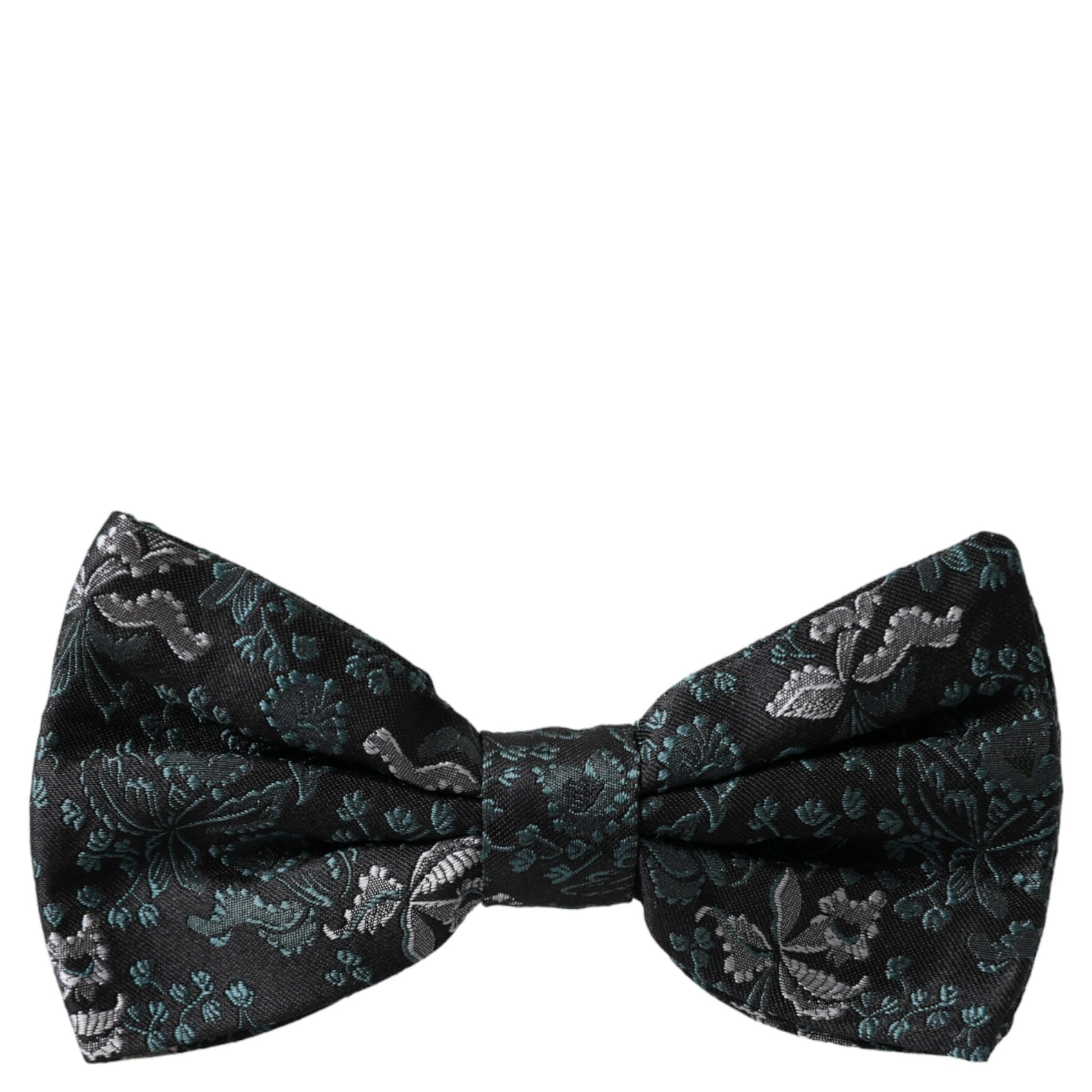 Multicolor Fantasy Floral Silk Adjustable Neck Men Bow Tie