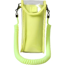 Yellow Green Plastic DG Logo Neck Strap Cardholder Wallet