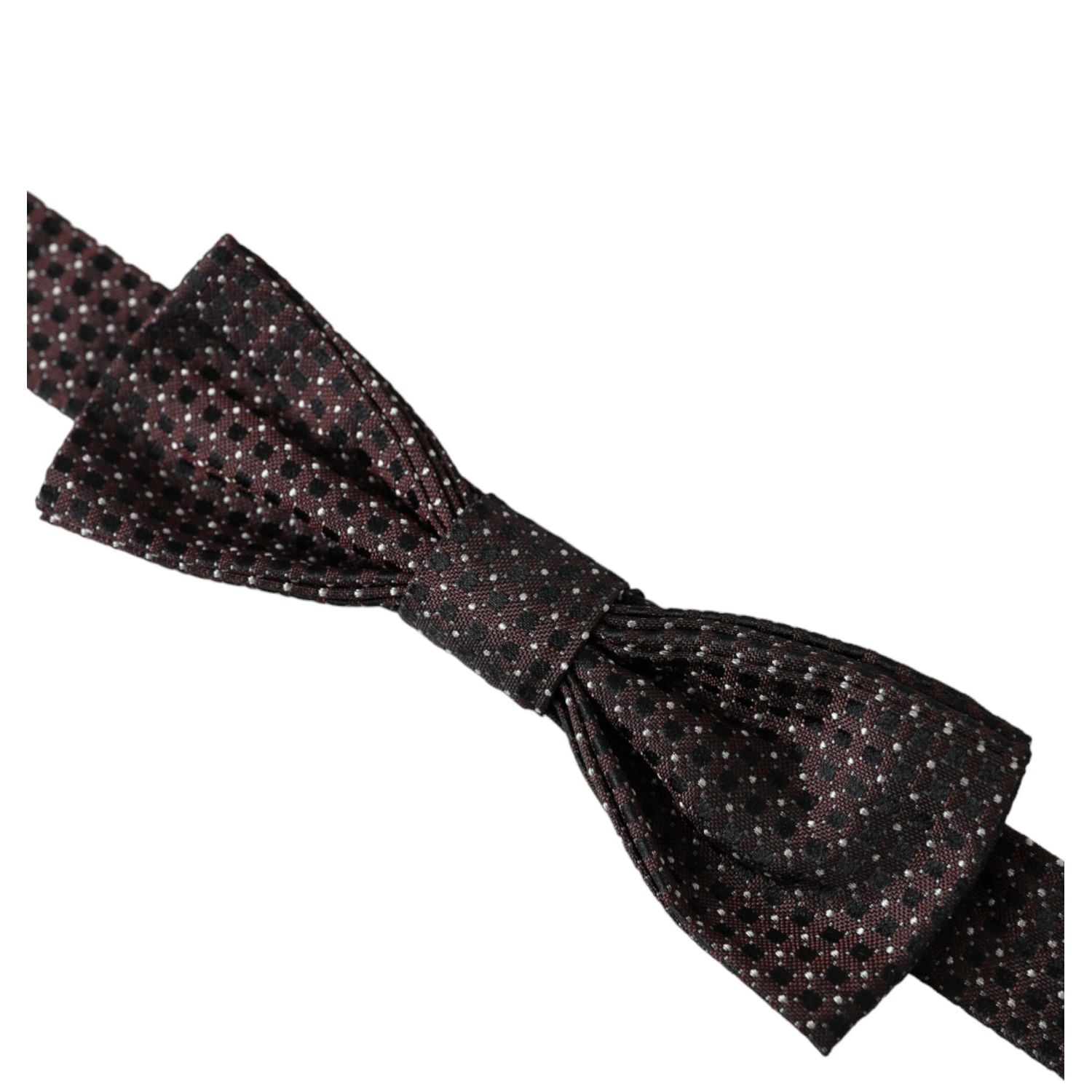 Brown Fantasy Silk Adjustable Neck Men Papillon Bow Tie