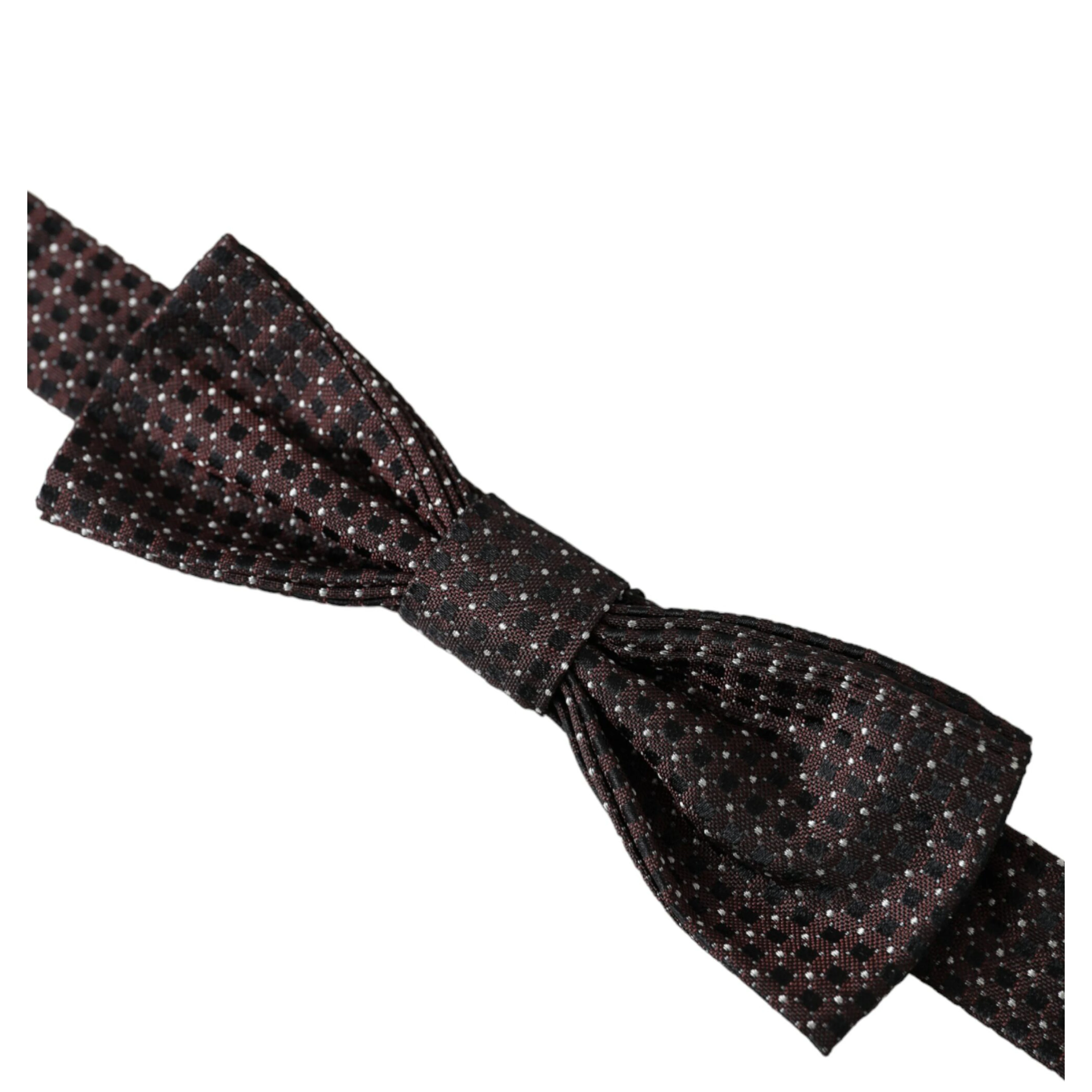 Brown Fantasy Silk Adjustable Neck Men Papillon Bow Tie