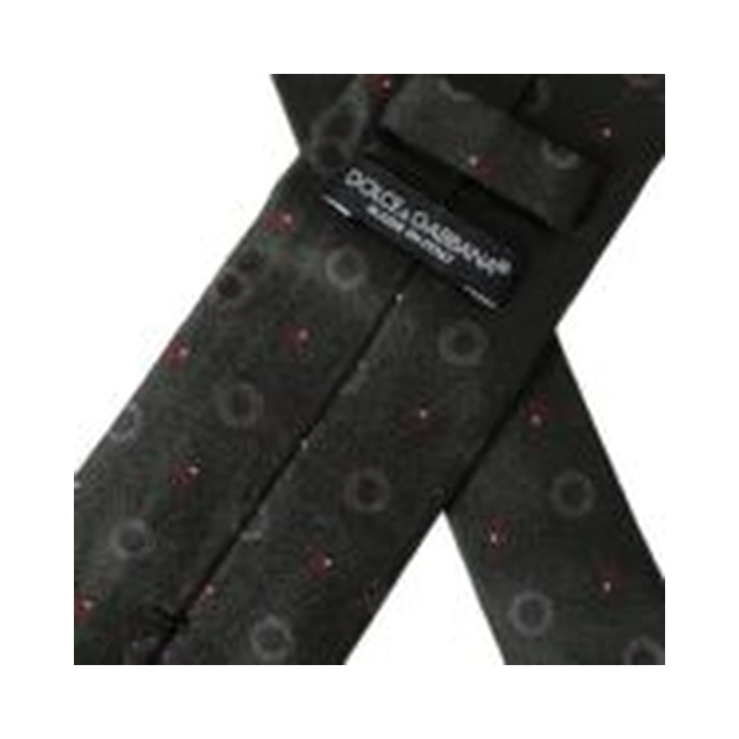 Dark Gray 100% Silk Fantasy Adjustable Men Tie