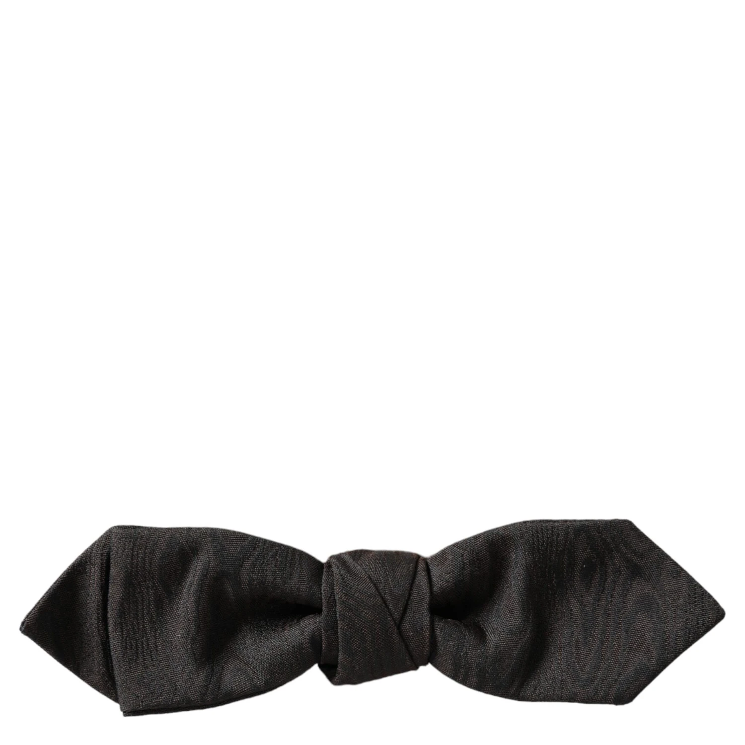 Black Silk Adjustable Neck Men Bow Tie