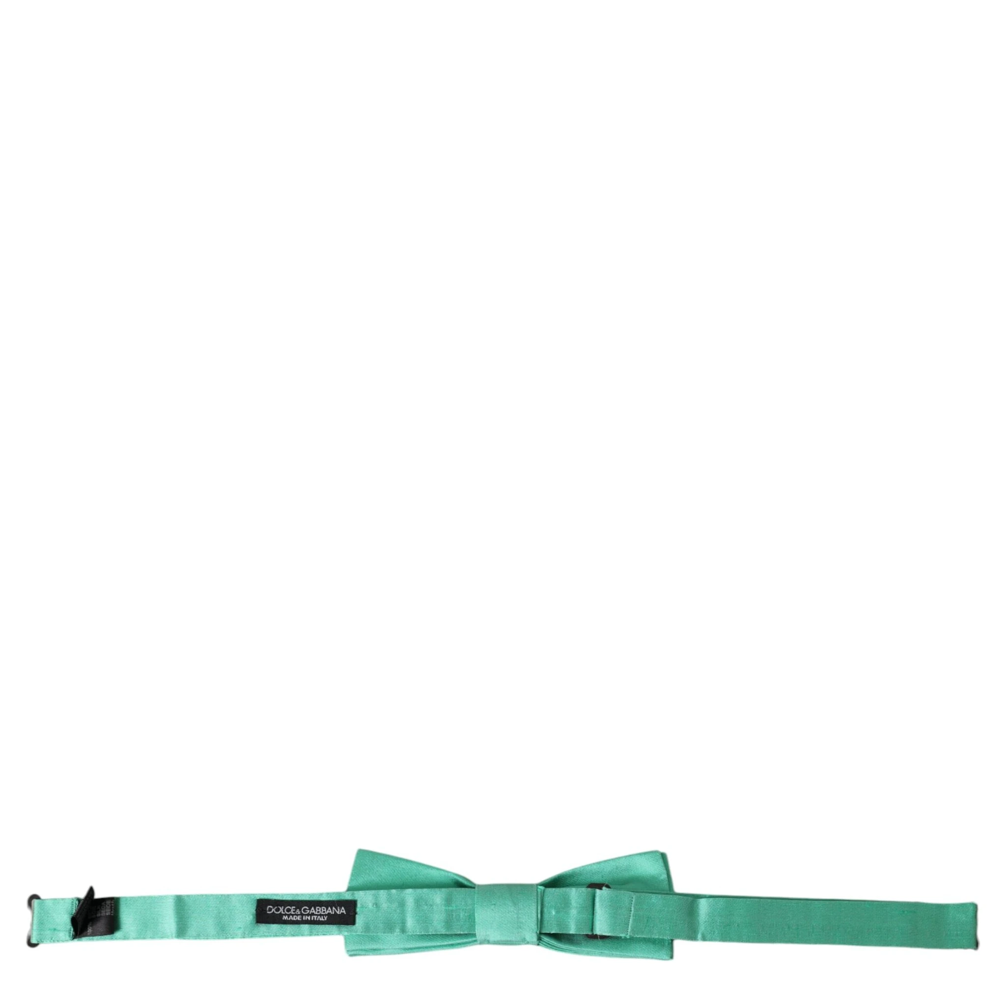 Mint Green Silk Adjustable Neck Men Bow Tie