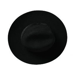 Black Rabbit Fedora Trilby Women Hat