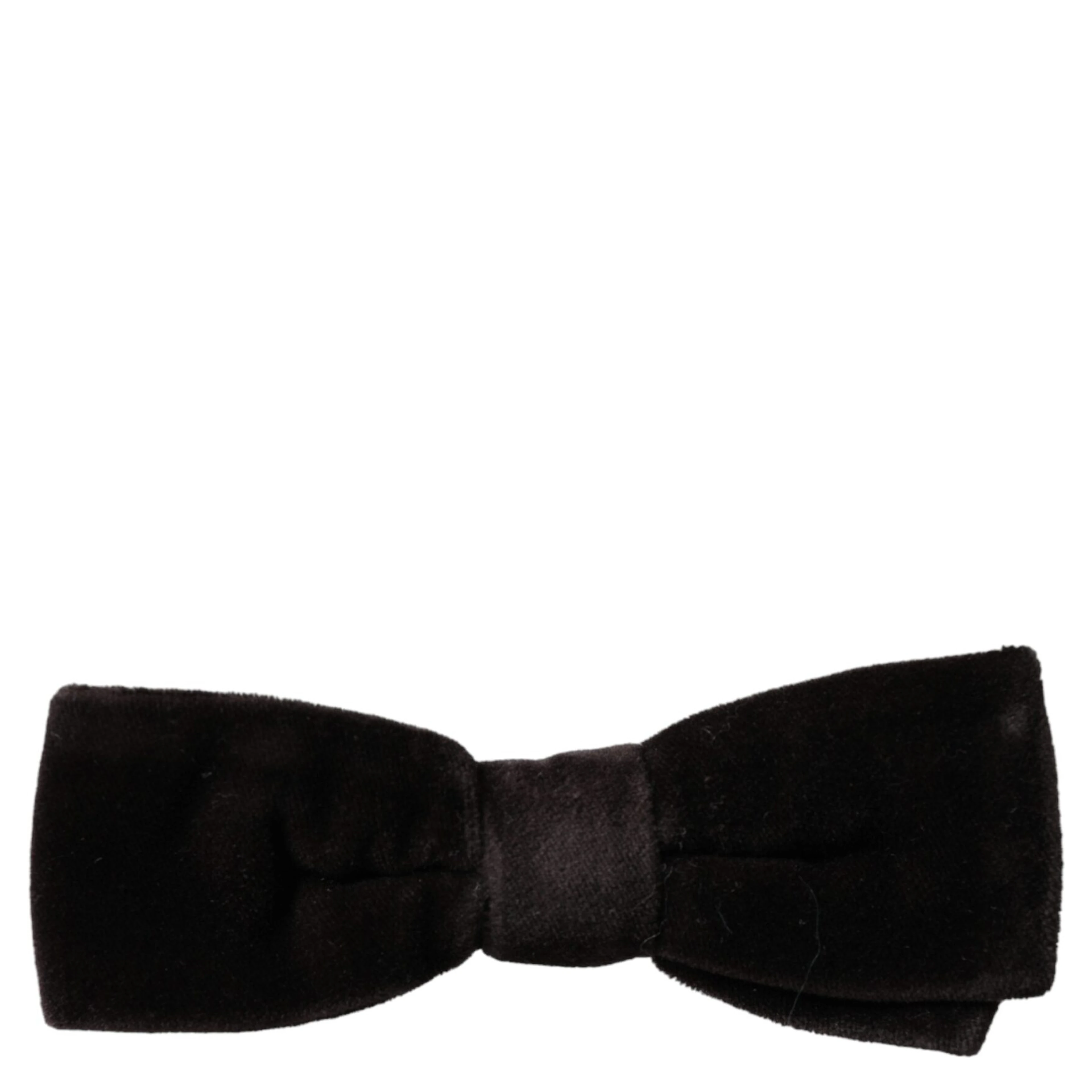 Black Velvet Cotton Adjustable Neck Men Bow Tie