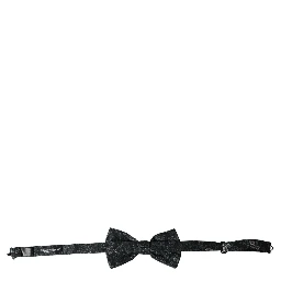 Multicolor Fantasy Floral Silk Adjustable Neck Men Bow Tie