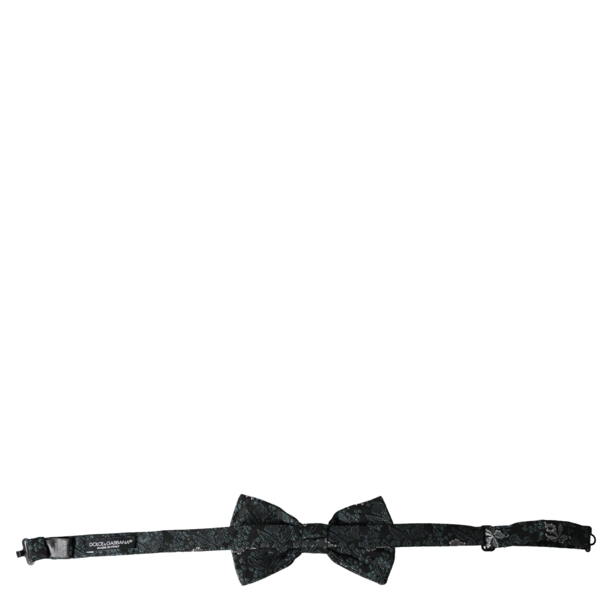 Multicolor Fantasy Floral Silk Adjustable Neck Men Bow Tie