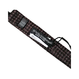 Brown Fantasy Silk Adjustable Neck Men Papillon Bow Tie