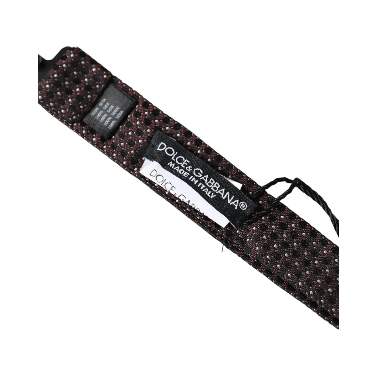 Brown Fantasy Silk Adjustable Neck Men Papillon Bow Tie