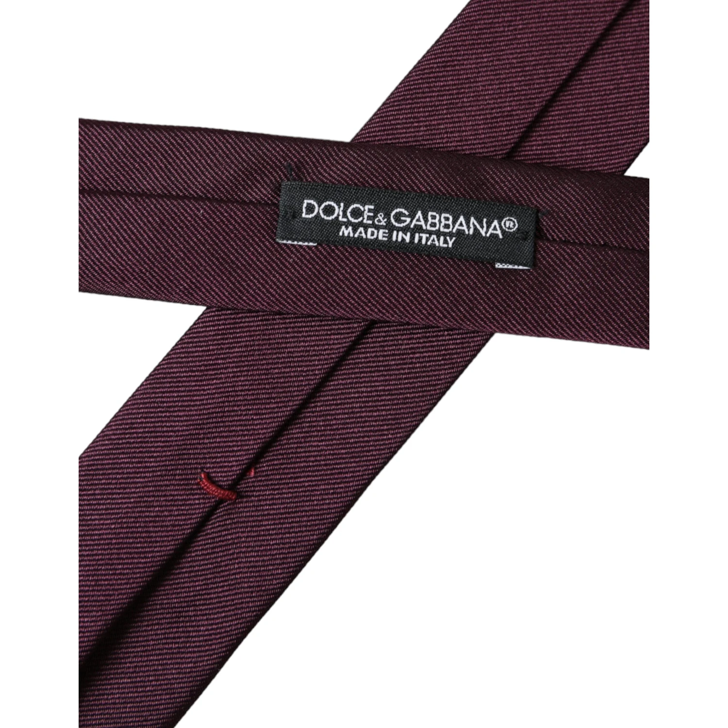 Bordeaux Solid 100% Silk Adjustable Men Tie