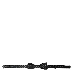 Black Silk Fantasy Adjustable Neck Men Papillon Bow Tie
