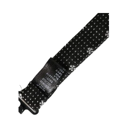 Black Silk Floral Adjustable Neck Men Papillon Bow Tie