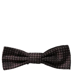 Brown Fantasy Silk Adjustable Neck Men Papillon Bow Tie