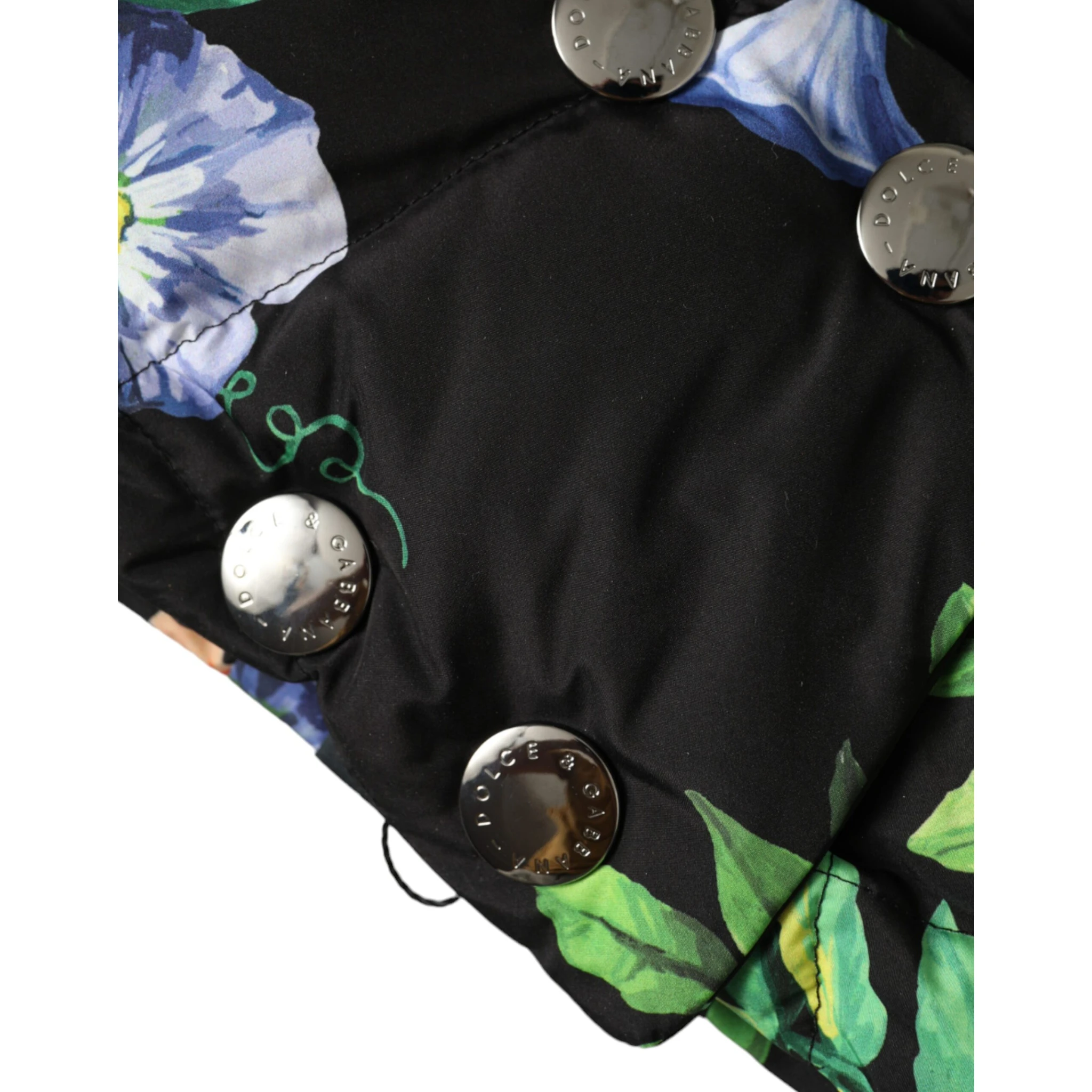 Black Floral Print Whole Head Wrap Hat