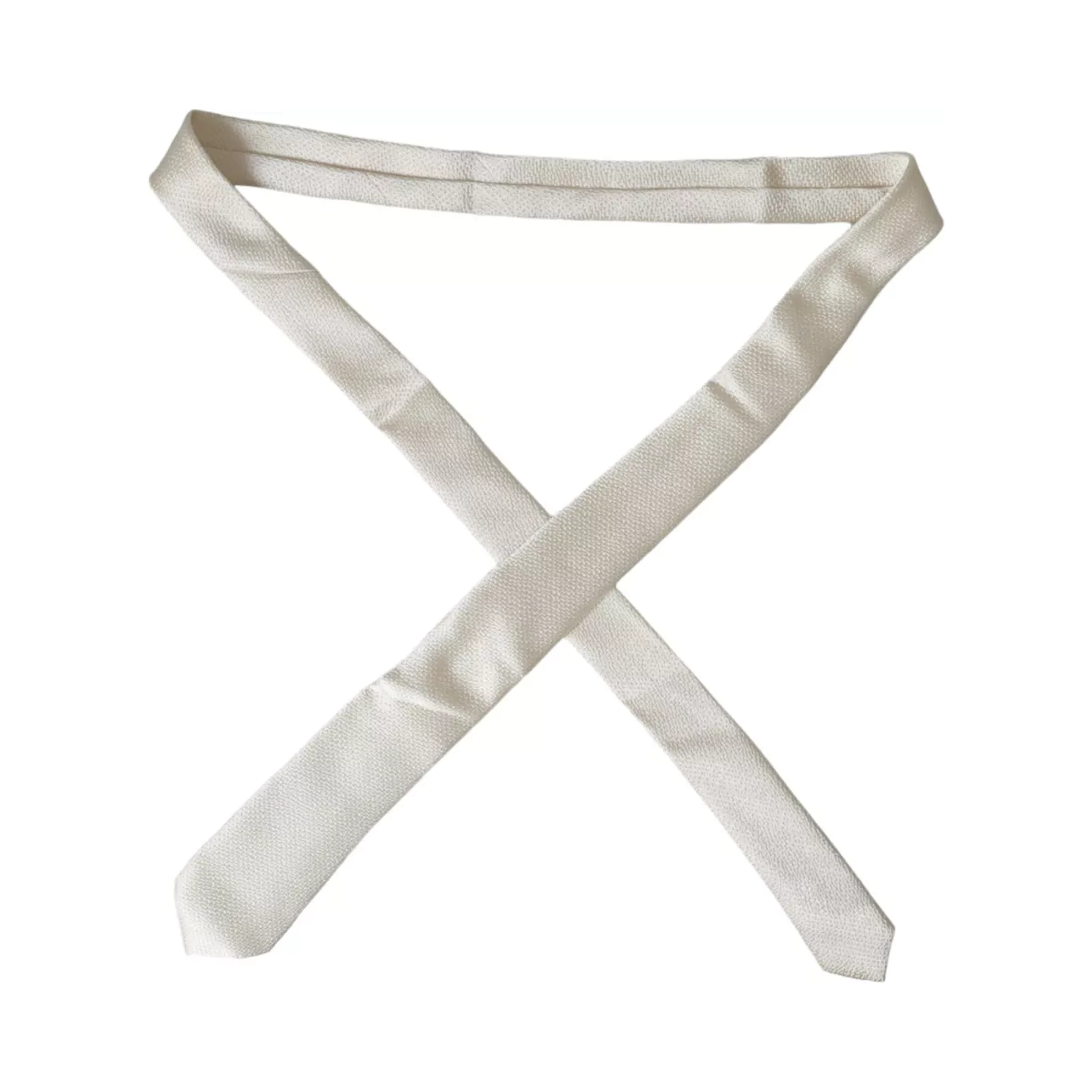 Off White 100% Silk Adjustable Necktie Men Tie