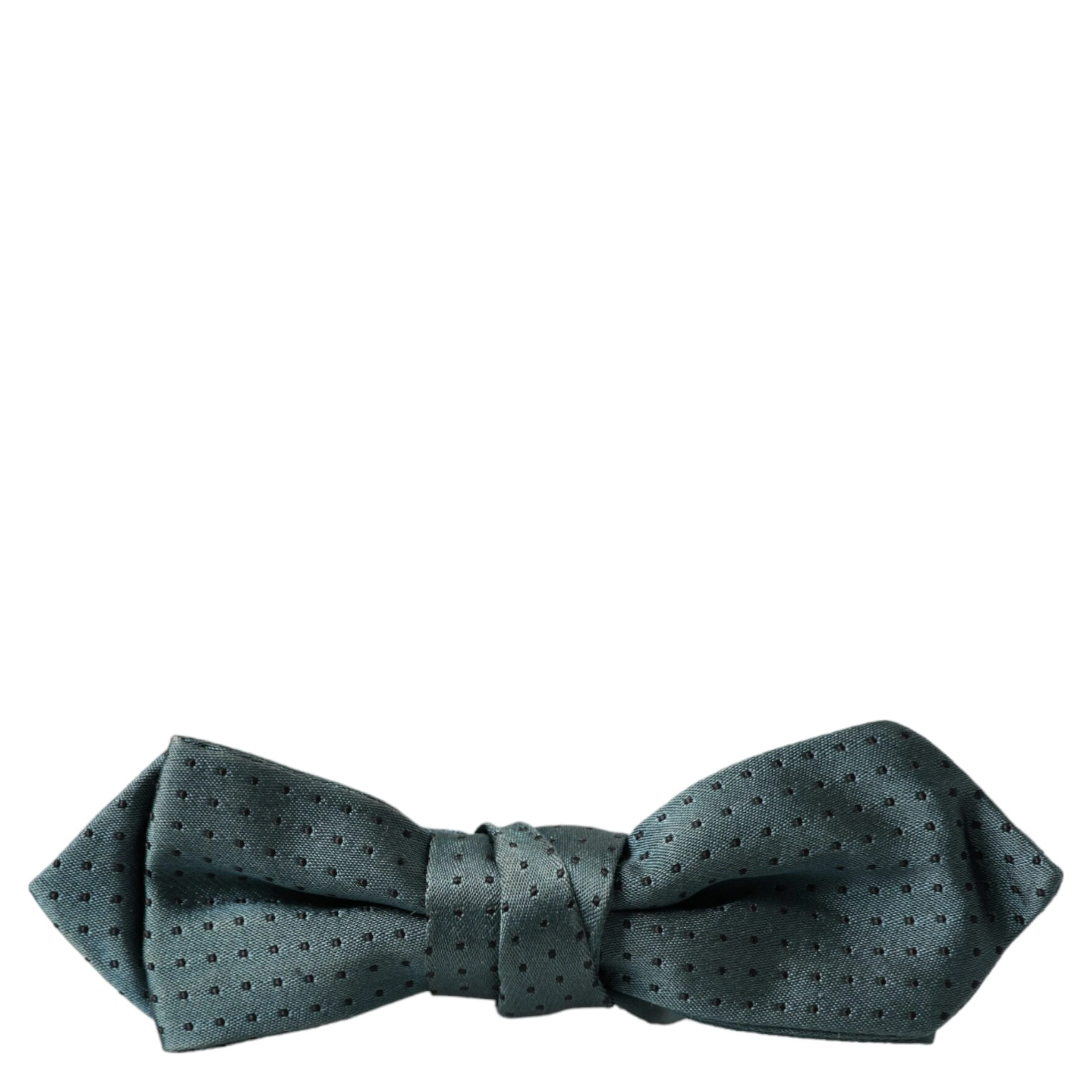 Green Silk Fantasy Adjustable Neck Men Papillon Bow Tie