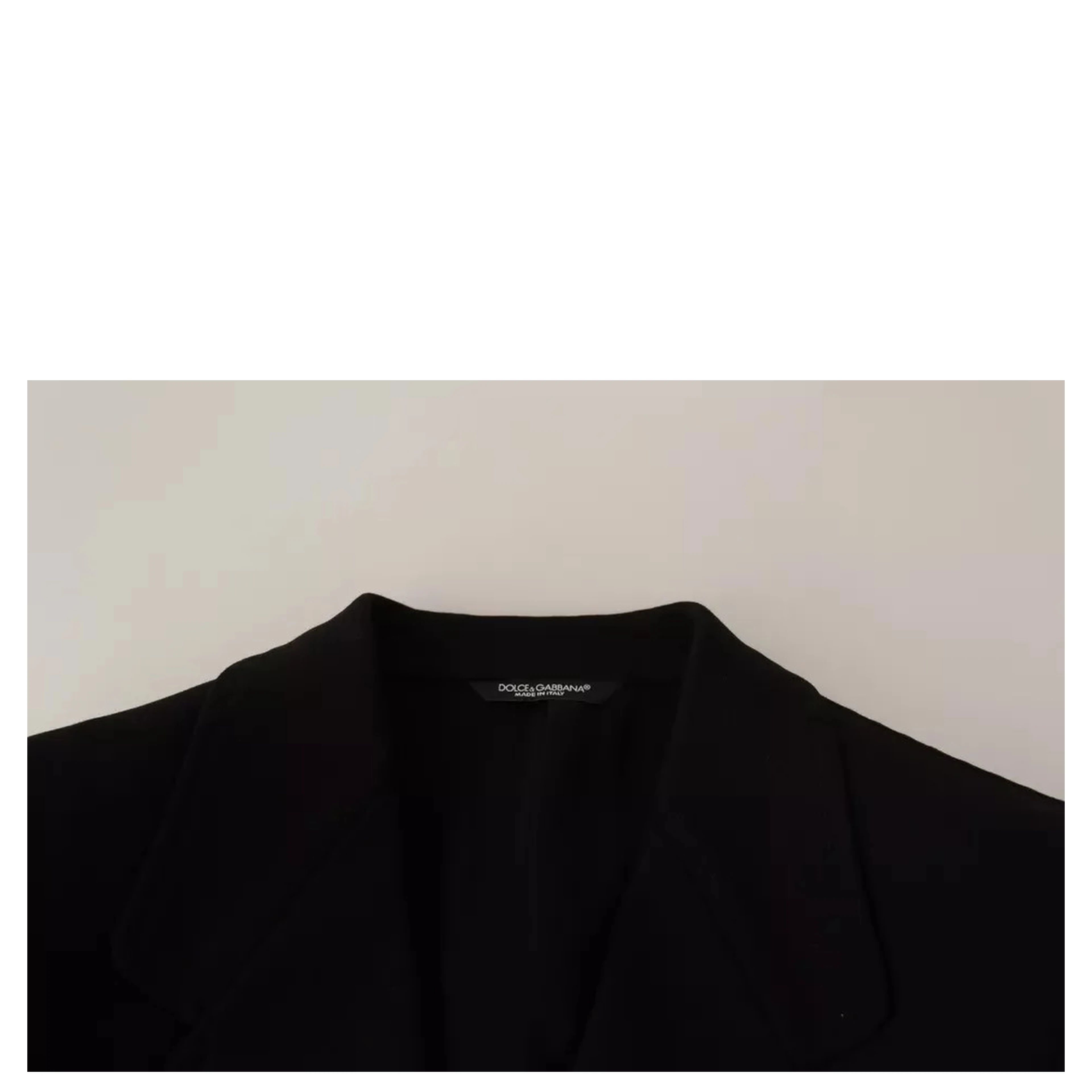 Black Wool Slim Fit Coat Jacket Blazer