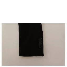 Black Wool Slim Fit Coat Jacket Blazer