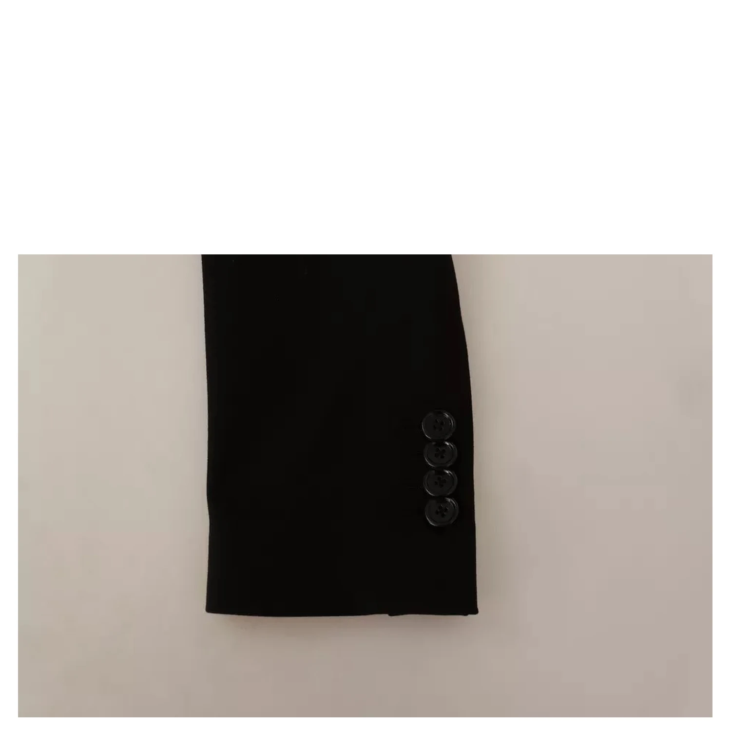 Black Wool Slim Fit Coat Jacket Blazer
