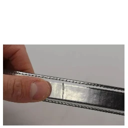 Silver Leather Metal Buckle Belt