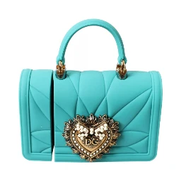 Turquoise Silicone Devotion Heart Bag Cover Hand Airpods Case