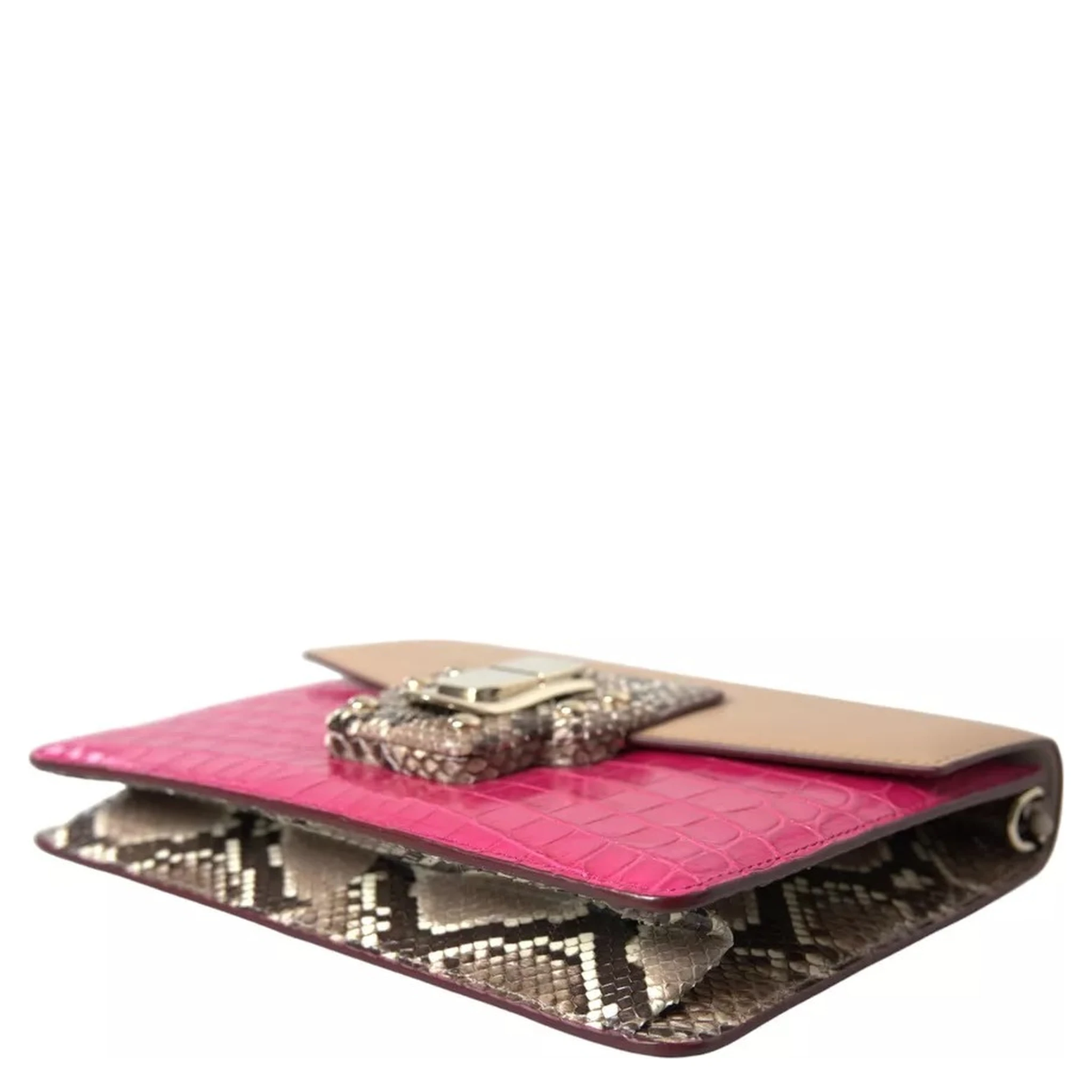 Multicolor Leather LUCIA Shoulder Bag