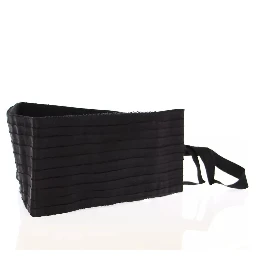 Black Silk Womens Waist Cummerbund