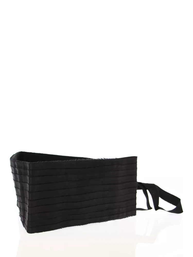 Black Silk Womens Waist Cummerbund alternative