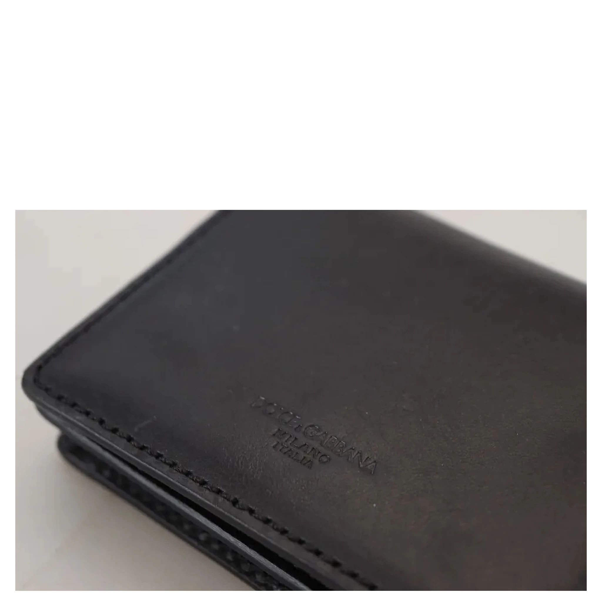Black Leather Bifold Shoulder Sling Women Wallet