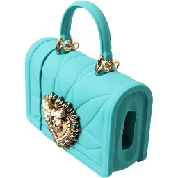 Turquoise Silicone Devotion Heart Bag Cover Hand Airpods Case