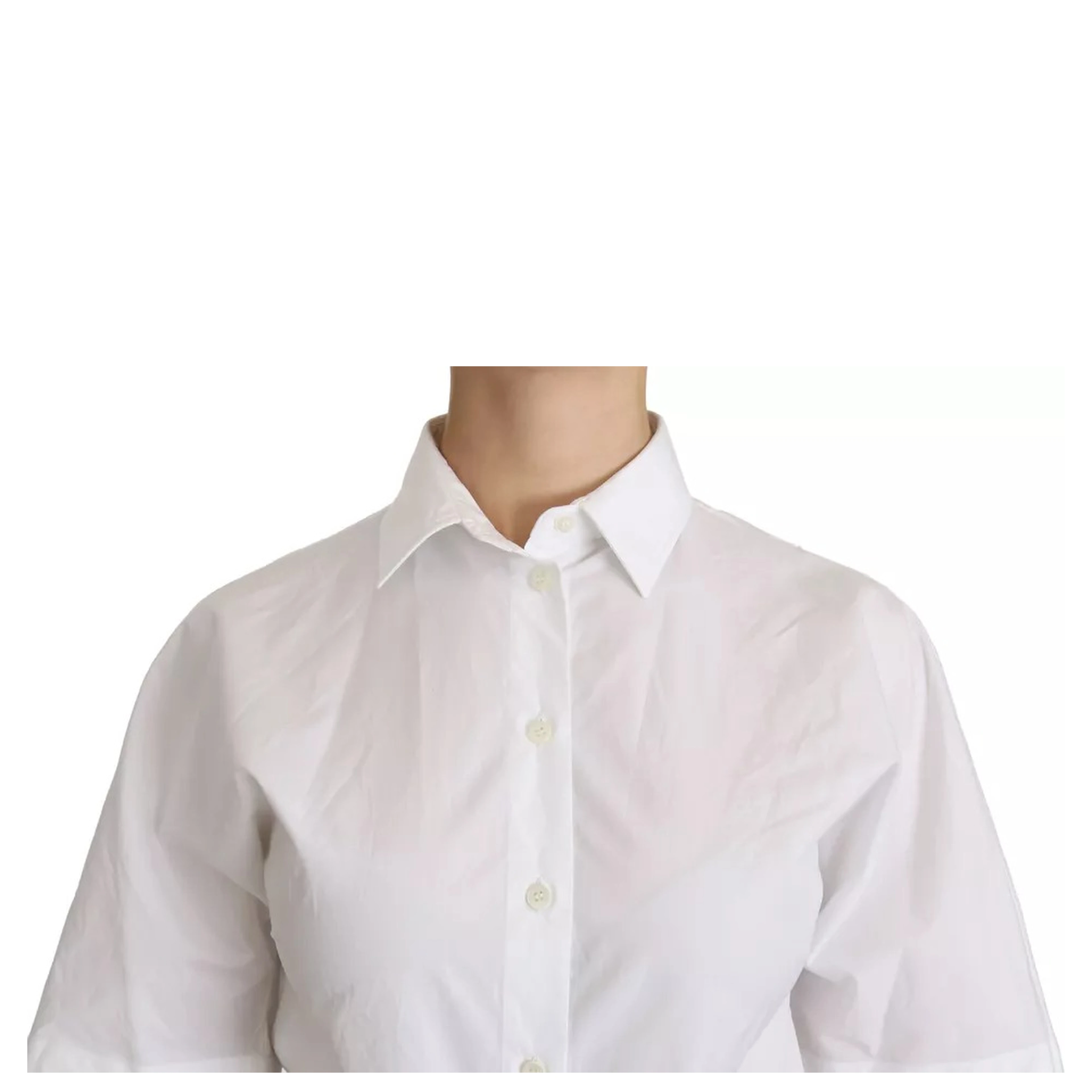 White Collared Short Sleeve Polo Shirt Top