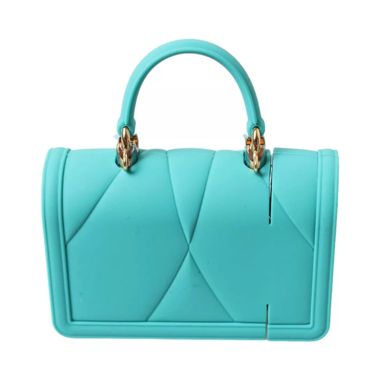 Turquoise Silicone Devotion Heart Bag Cover Hand Airpods Case