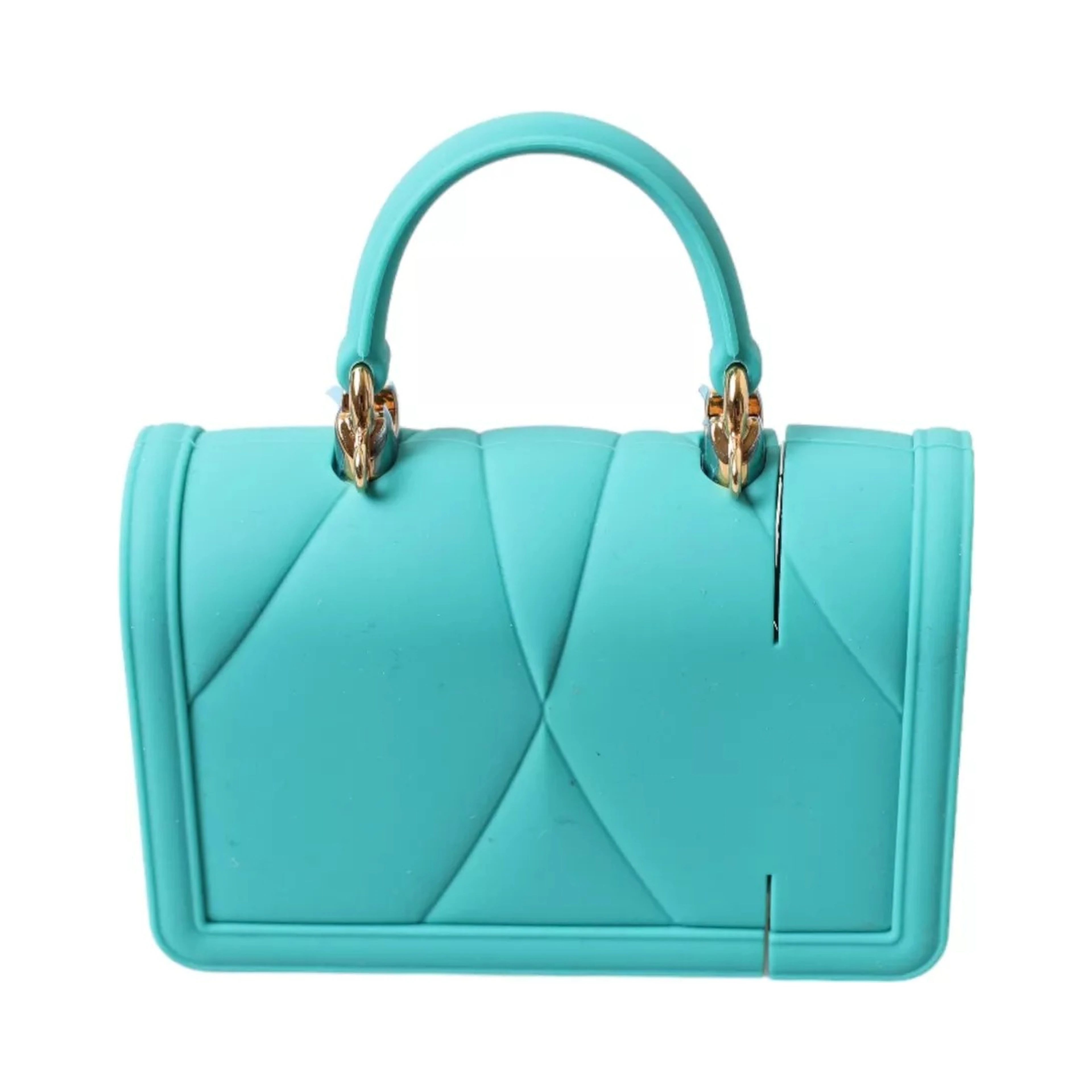 Turquoise Silicone Devotion Heart Bag Cover Hand Airpods Case