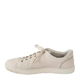 White Casual Leather Logo Men Sneakers Shoes