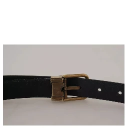 Beige Velvet Leather Gold Tone Metal Buckle Belt