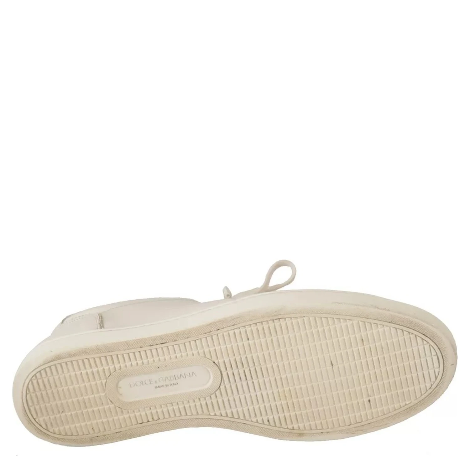 White Casual Leather Logo Men Sneakers Shoes