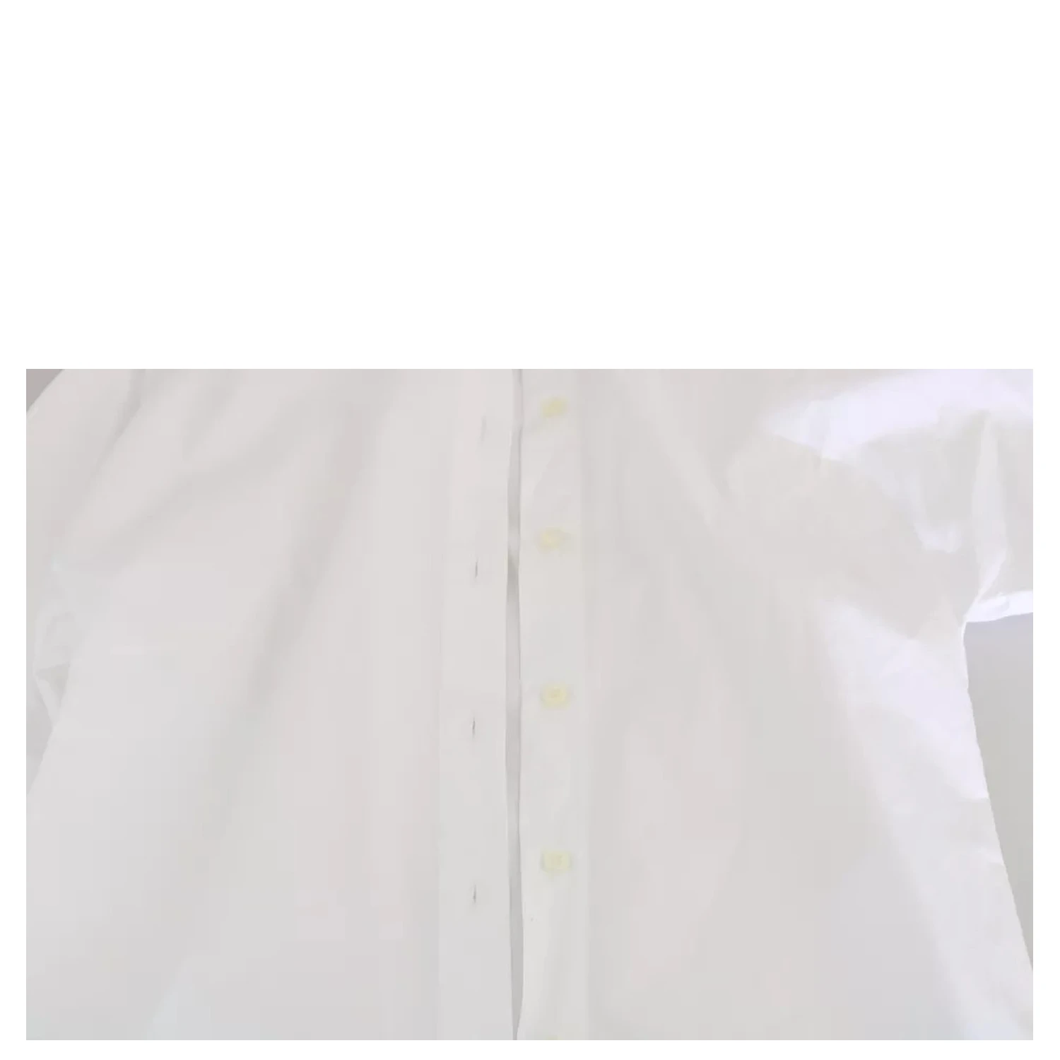 White Collared Short Sleeve Polo Shirt Top
