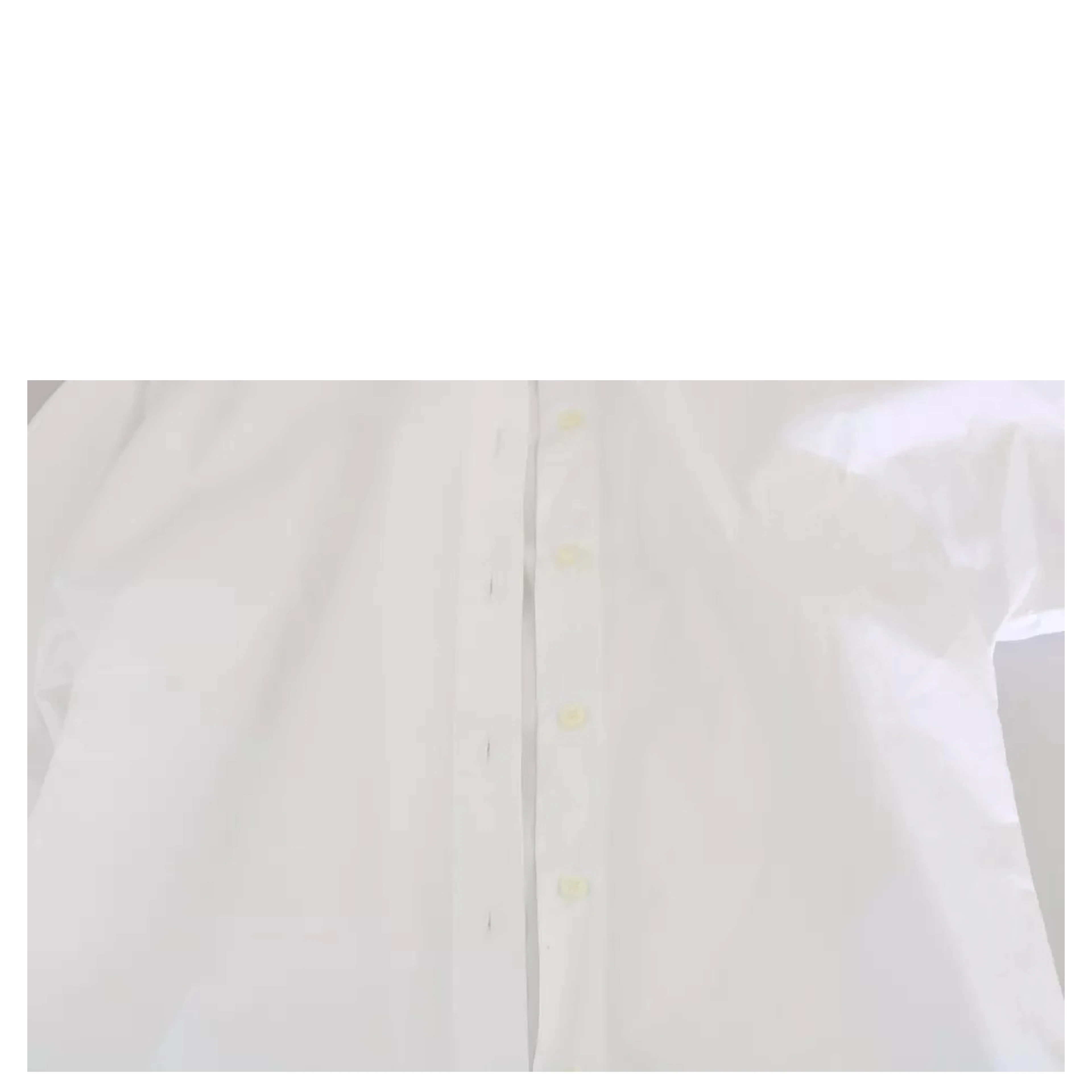 White Collared Short Sleeve Polo Shirt Top