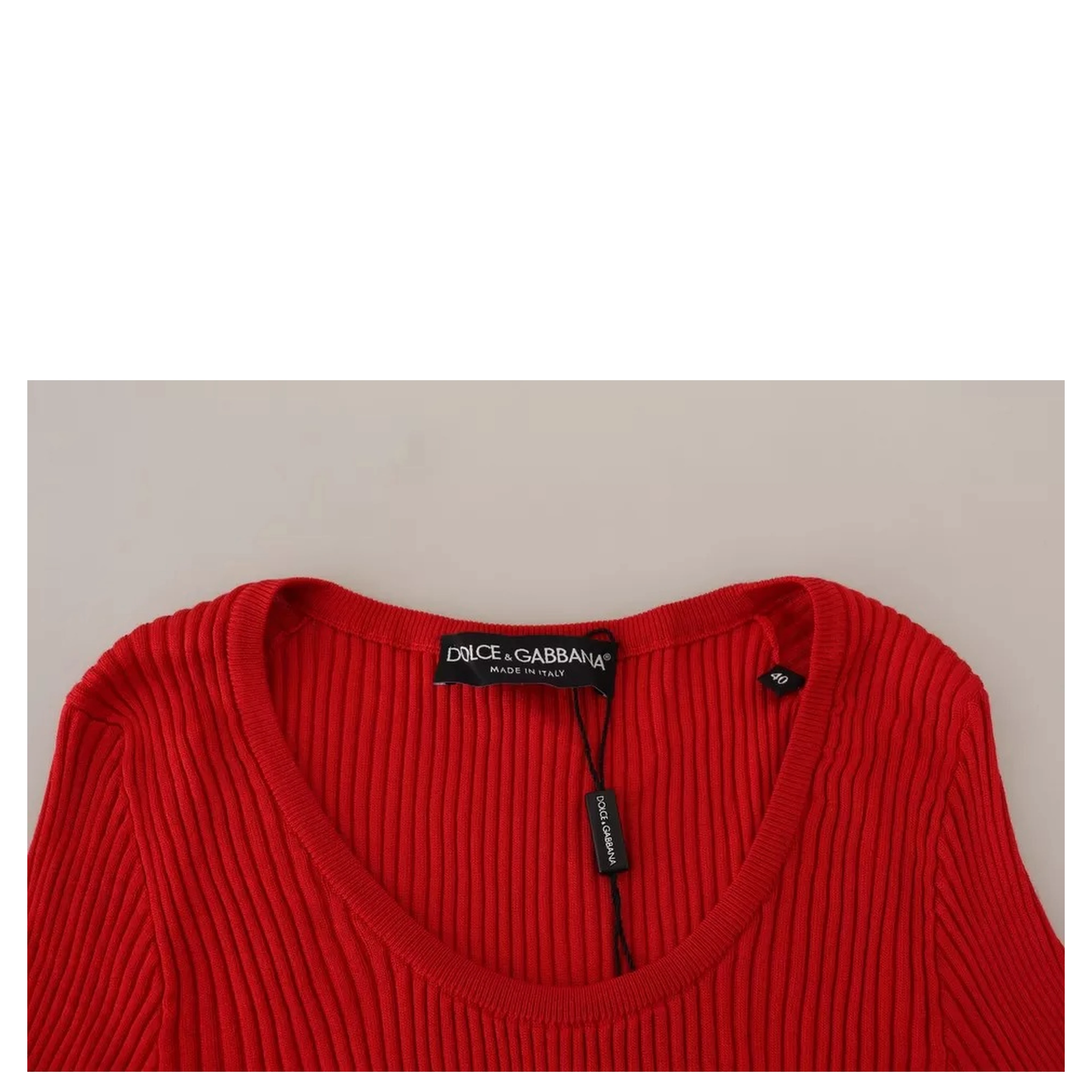 Red Silk T-shirt Short Sleeve Top Blouse
