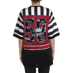 Multicolor Royals Panda Oversized T-shirt