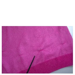 Pink Transparent Crewneck Long Sleeves Top